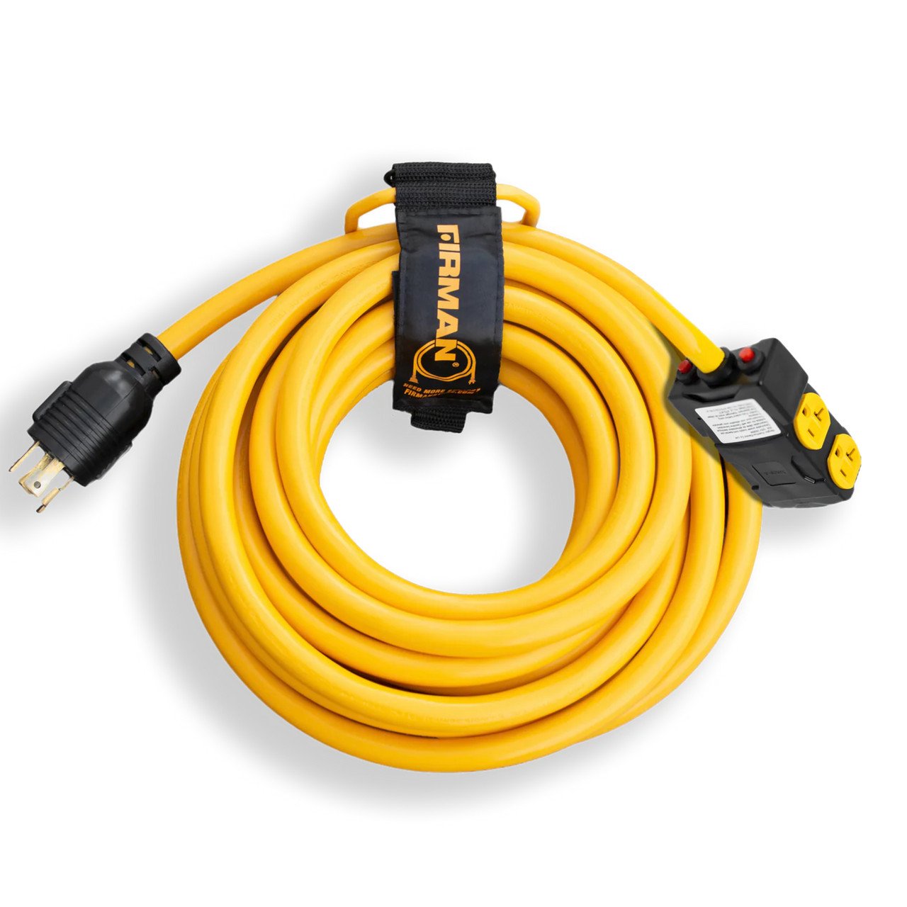 Firman 1195 25ft 30A L14-30P to 4 x 5-20R Power Cord
