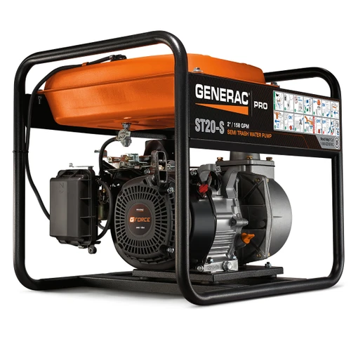 Generac 6919 ST20-S 2in Semi-trash Water Pump