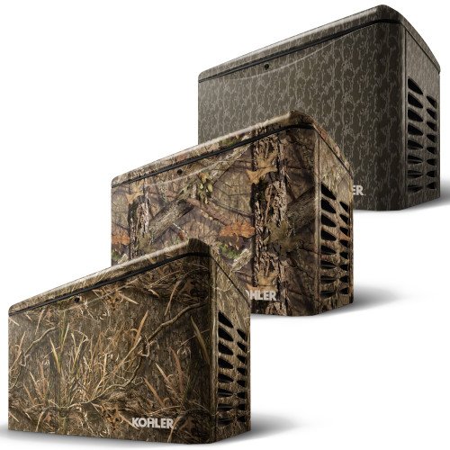 Kohler 14RCA 14kW Generator with Mossy Oak Camo Enclosure