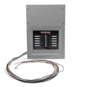 Generac RXG10EZA1W 50A 1ph-120/240V Nema 1 Pre-wired Automatic Transfer Switch with 10-circuit Load Center