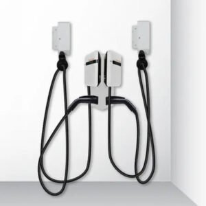 PowerCharge Energy 48A Level 2 Open-Access EV Charger w/Dual Units & Retractors